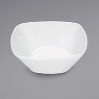 Bauscher by BauscherHepp 443063 Solutions 11.83 oz. Bright White Square Porcelain Fruit Saucer - 36/Case