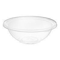 Visions 48 oz. Clear PET Plastic Round Catering / Serving Bowl - 50/Case