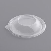 Visions Clear PET Plastic Dome Lid for 8, 12, and 16 oz. Round Bowls - 200/Case