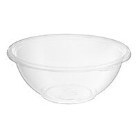 Visions 80 oz. Clear PET Plastic Round Catering / Serving Bowl - 25/Case