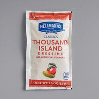 Hellmann's 1.5 oz. Thousand Island Dressing Packet - 102/Case