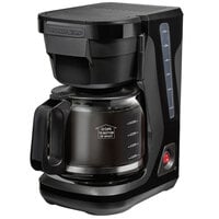 Proctor Silex 43680G Small Black 12-Cup Coffee Maker