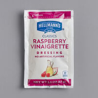 Hellmann's 1.5 oz. Raspberry Vinaigrette Dressing Packet - 102/Case
