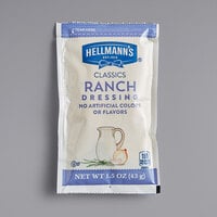 Hellmann's 1.5 oz. Ranch Dressing Packets - 102/Case