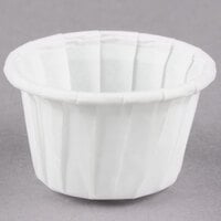 Solo SCC050 0.5 oz. White Paper Souffle / Portion Cups - 250/Pack