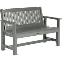 Sequoia by Highwood USA CM-BENSQ42-CGE Exeter 51 1/2" x 27 1/2" Coastal Teak Faux Wood Outdoor Garden Bench