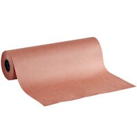 Lavex 24" x 700' 40# Pink / Peach Void Fill Packing Paper Roll