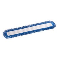 Lavex 36" Microfiber Hook & Loop Dust / Dry Mop Pad