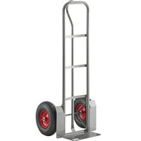 Lavex 660 lb. Gray Hand Truck With 13" Pneumatic Wheels