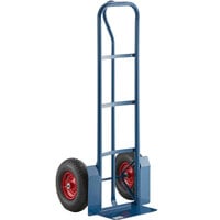 Lavex 660 lb. Blue Hand Truck With 13" Pneumatic Wheels