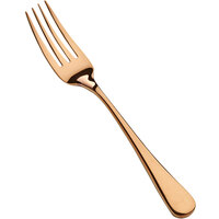 Bon Chef S4007RG Como 7" 18/10 Stainless Steel Extra Heavy Weight Rose Gold Salad / Dessert Fork - 12/Case