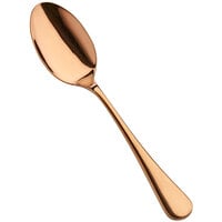 Bon Chef S4004RG Como 8 1/2" 18/10 Stainless Steel Extra Heavy Weight Rose Gold Tablespoon / Serving Spoon - 12/Case