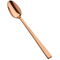 Bon Chef S3702RG Roman 7 1/4" 18/10 Stainless Steel Extra Heavy Weight Rose Gold Iced Tea Spoon - 12/Case