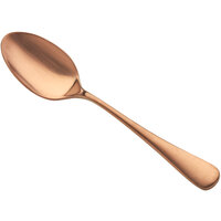 Bon Chef S4103RGM Como 8" 18/10 Stainless Steel Extra Heavy Weight Matte Rose Gold Soup / Dessert Spoon - 12/Case