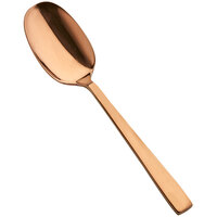 Bon Chef S3703RG Roman 6 1/4" 18/10 Stainless Steel Extra Heavy Weight Rose Gold Soup / Dessert Spoon - 12/Case