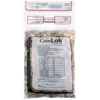 Controltek USA 585099 CoinLok Clear 10" x 19" Tamper-Evident Coin Deposit Bag - 50/Pack