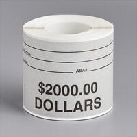 Controltek USA 550005 2" x 4" Gray Self-Adhesive $2000 Dollars Labels - 100/Box