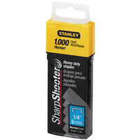 Stanley TRA704T SharpShooter 1/4" Heavy-Duty Narrow Crown Staples - 1000/Box