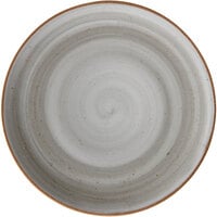 Corona by GET Enterprises PA1607711724 Artisan 7" Grey Round Porcelain Coupe Plate - 24/Case