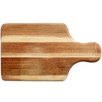 Tablecraft 10508 13 5/8" x 7 3/4" Rectangular Acacia Wood Serving Board