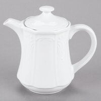 Tuxton CHT-170 Chicago 18 oz. Bright White China Teapot - 12/Case
