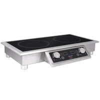 Spring USA SM-251-2CR MAX Induction Reconfigurable Cook and Hold Double Induction Range - 208-240V, 5000W