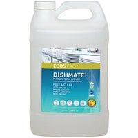 ECOS PL9721/04 Pro Dishmate 1 Gallon Free and Clear Manual Dishwashing Liquid - 4/Case