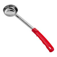 Choice 2 oz. Red Solid Portion Spoon