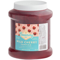 Creamery Ave. Cherry Dessert / Sundae Topping 1/2 Gallon - 6/Case