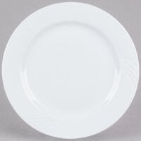 CAC RSV-20 Roosevelt 11 1/4" Super White Porcelain Plate - 12/Case