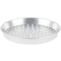 American Metalcraft PA90121.5 12" x 1 1/2" Perforated Standard Weight Aluminum Tapered / Nesting Pizza Pan
