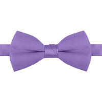 Henry Segal Purple 2"(H) x 4 1/2" (W) Adjustable Band Poly-Satin Bow Tie