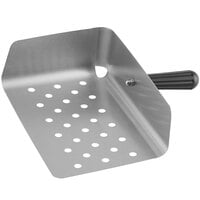 Choice 9 inch x 5 inch x 3 inch Stainless Steel Chip Scoop