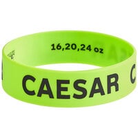Choice "Caesar" Silicone Squeeze Bottle Label Band for 16, 20, and 24 oz. Standard & Wide Mouth Bottles