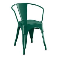 Lancaster Table & Seating Alloy Series Emerald Outdoor Arm Chair