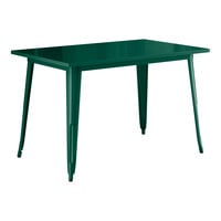 Lancaster Table & Seating Alloy Series 48" x 30" Emerald Standard Height Outdoor Table