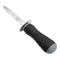 Schraf 3" Boston Style Oyster Knife with Guard and Hourglass TPRgrip Handle