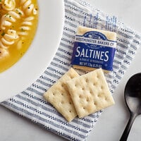 Westminster 2-Pack Saltine Crackers - 500/Case