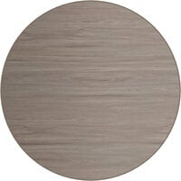 Lancaster Table & Seating 24" Round Reversible White Birch / Ash Laminated Table Top