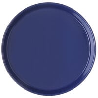 Carlisle 130060 13" Cobalt Blue Round Melamine Serving Tray - 12/Case