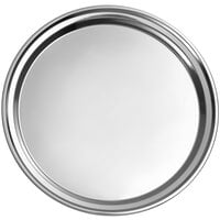 Acopa 15" Round Stainless Steel Catering Tray / Platter