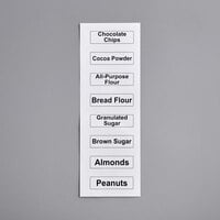 Baker's Lane Ingredient Bin Labels for Bakery Ingredients