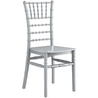 Lancaster Table & Seating Silver Resin Chiavari Chair