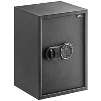 360 Office Furniture 13 3/4" x 12 1/4" x 19 3/4" Black Steel Security Safe with Electronic Keypad Lock