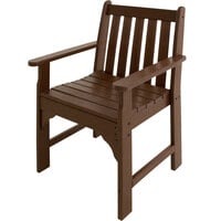 POLYWOOD GNB24MA Vineyard Mahogany Garden Arm Chair