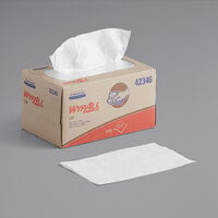 WypAll® L10 9" x 10 1/4" White All-Purpose Wiper - 6000/Case