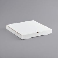 Choice 16" x 16" x 2" White Customizable Corrugated Plain Pizza Box - 50/Case