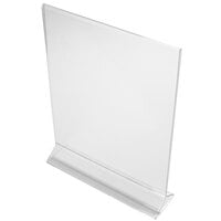 LeeTee 8 1/2" x 11" Clear Acrylic Tabletop Displayette