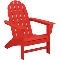 POLYWOOD Vineyard Sunset Red Adirondack Chair