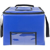 Sterno School Nutrition Blue Customizable Premium Insulated Milk Crate / Delivery Bag 70584